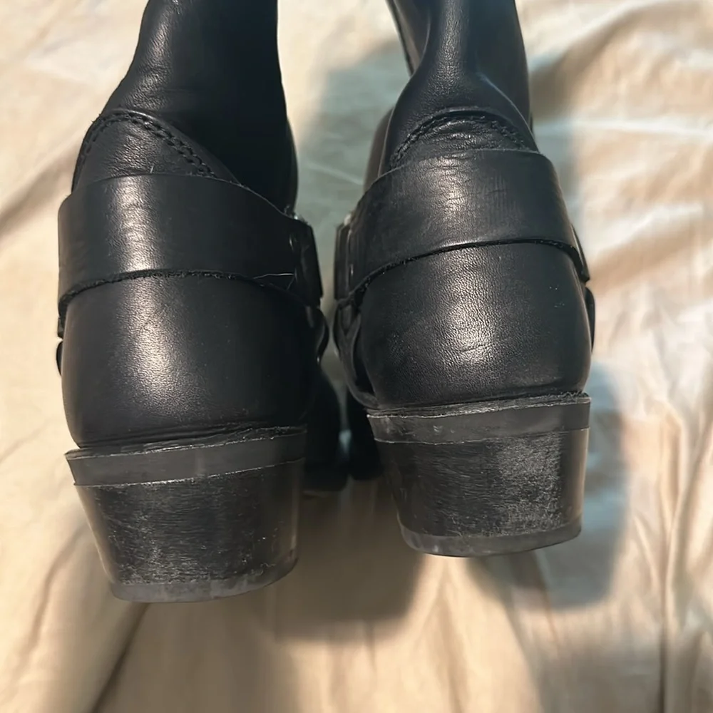 Frye 12R vintage harness biker leather boot 8.5 - Picture 5 of 6